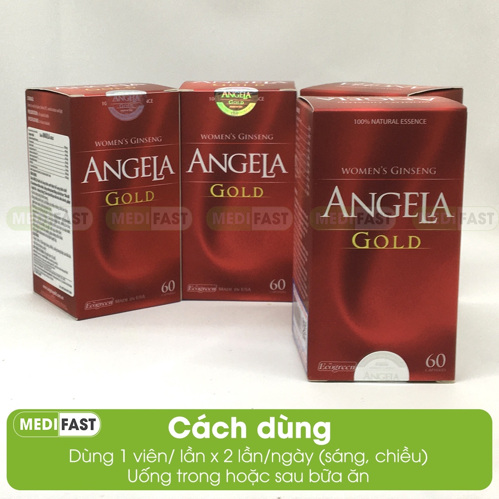 Sâm Angela Gold hỗ trợ tăng cường sinh lý nữ giúp đẹp da, trẻ lâu - Có tem tích điểm