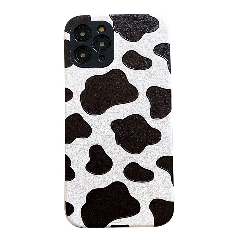 Ốp Điện Thoại Họa Tiết Bò Sữa Cho Iphone8 / 7plus Apple X / Xs 12 / 11pro / Max | BigBuy360 - bigbuy360.vn