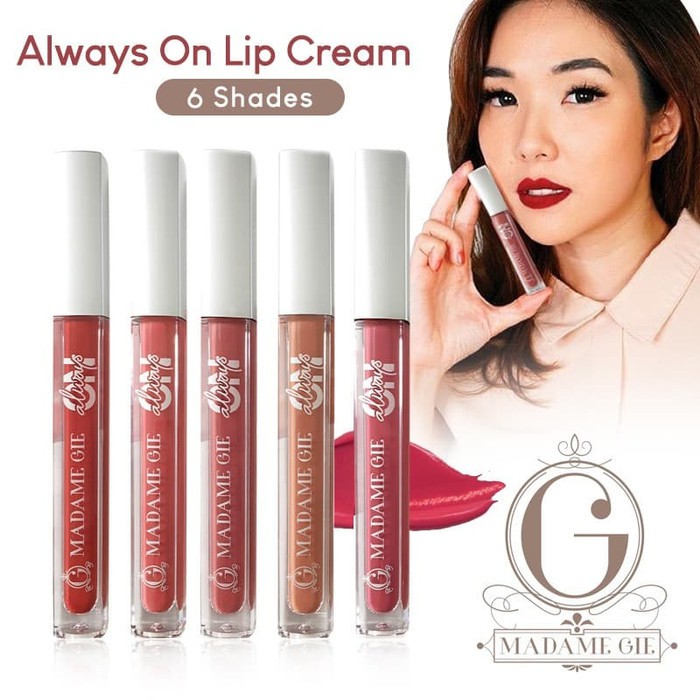 (hàng Mới Về) Son Kem Madame Gie Always On Lip Cream Bpom | BigBuy360 - bigbuy360.vn
