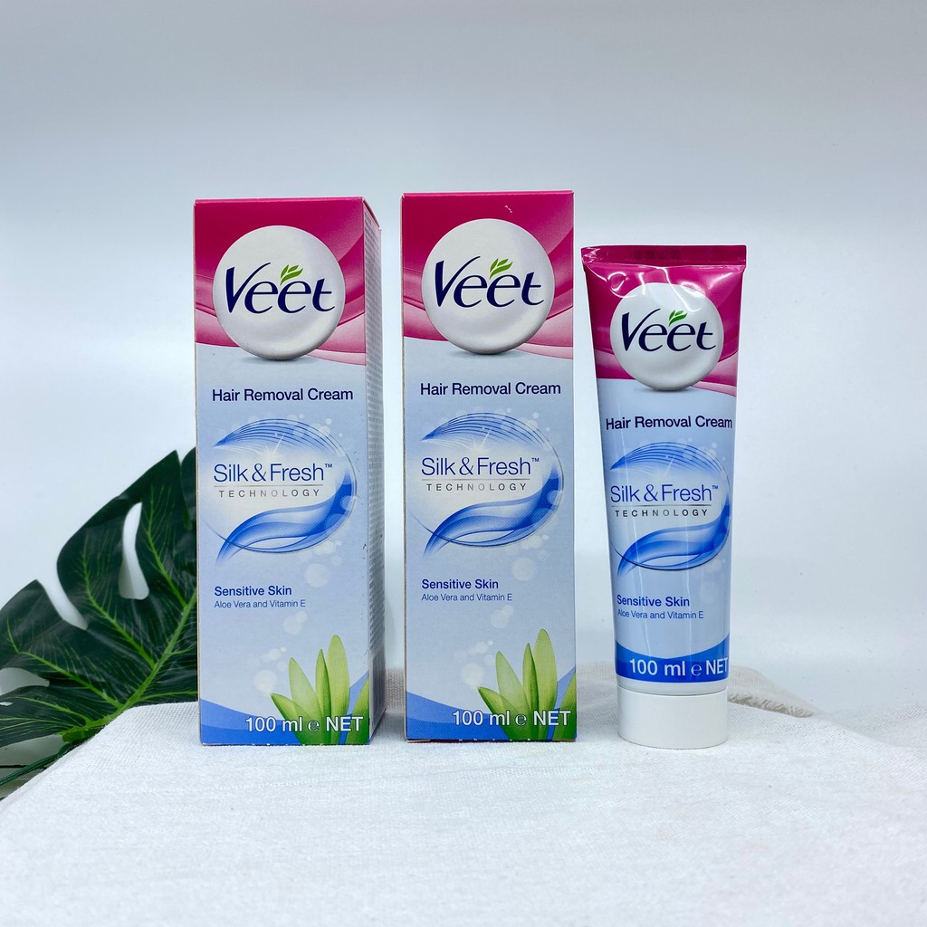 KEM TẨY LÔNG VEET CHO MỌI LOẠI DA - CÓ DAO CẠO - 100ml  hàng Pháp