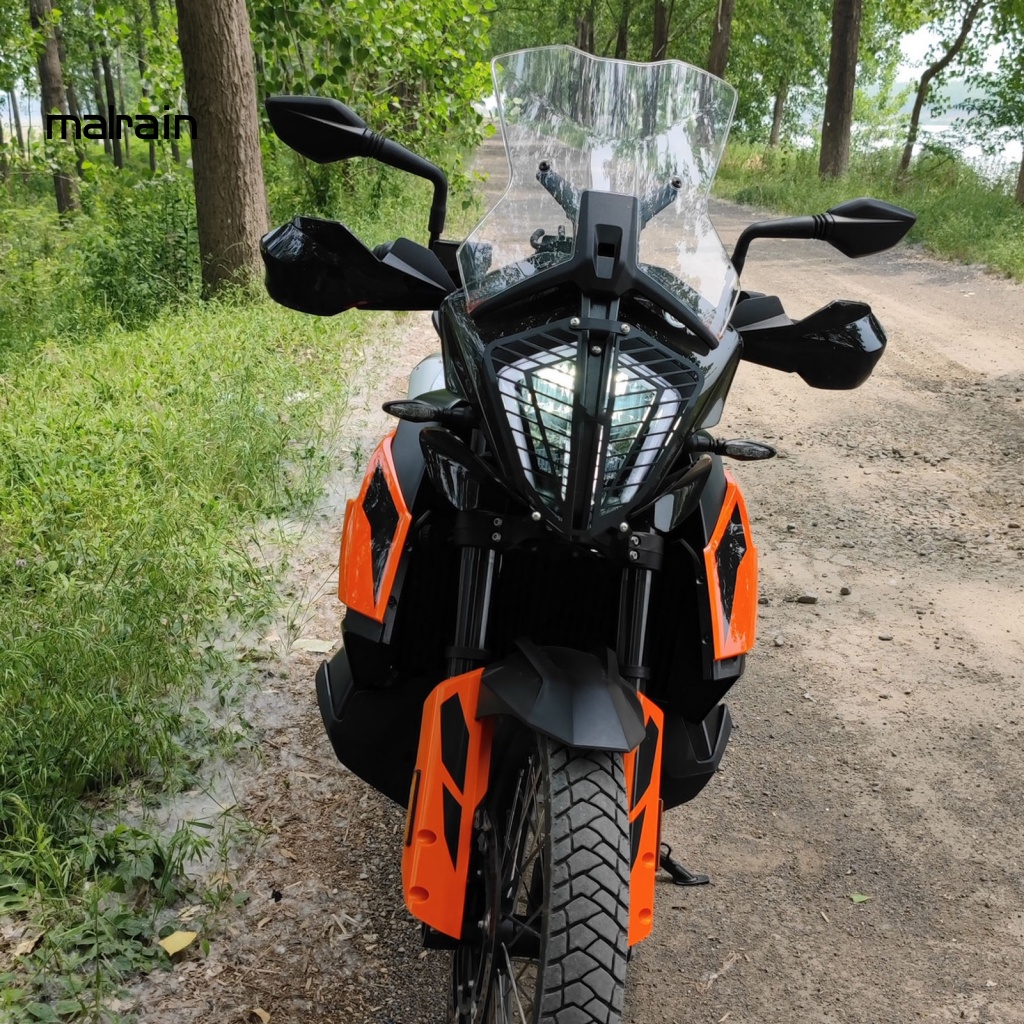 1 Bộ Ốp Bảo Vệ Đèn Pha Xe Máy Thiết Kế Lưới