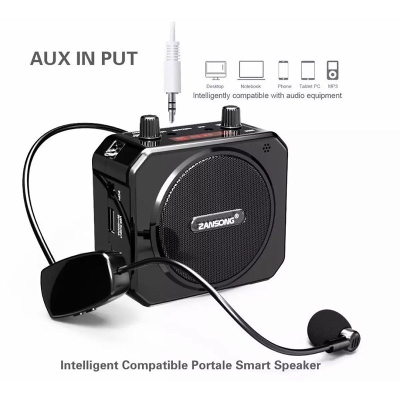 MÁY TRỢ GIẢNG ZANSONG M80 tặng kèm micro không dây