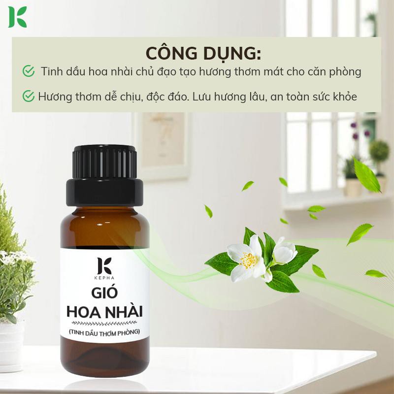 Tinh dầu phối "thơm phòng Jasmine Wind Kepha" 10ml