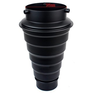 Ống Snoot gom sáng cho đèn studio kèm filter màu