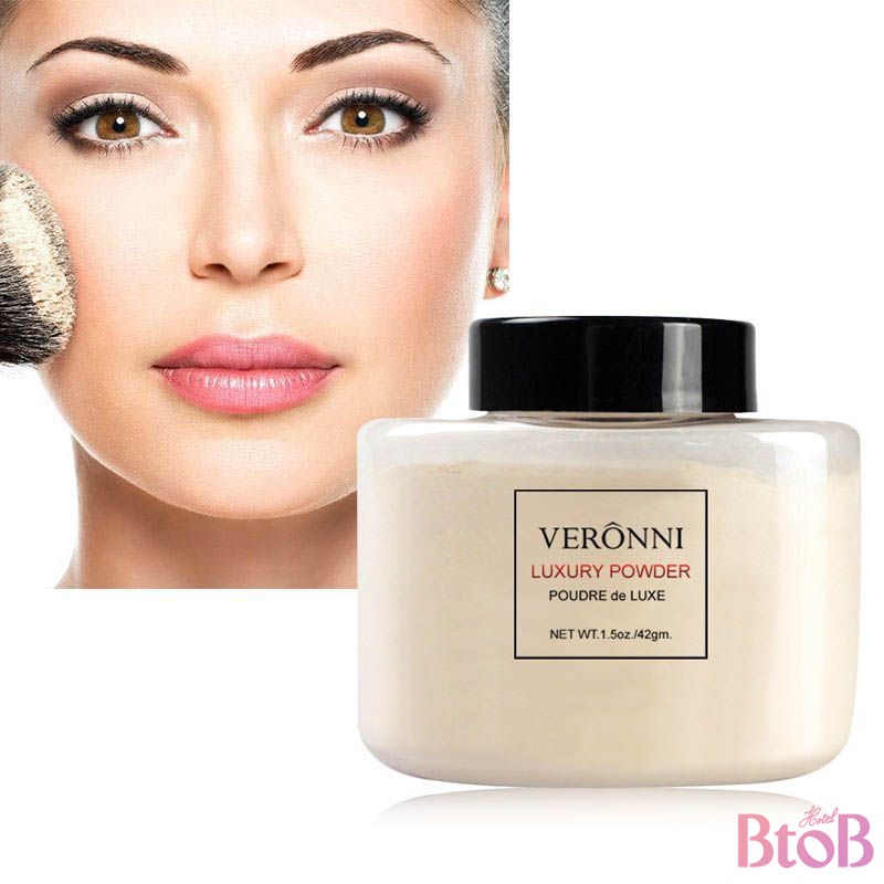 Phấn phủ dạng bột dùng che khuyết điểm, làm trắng sáng da