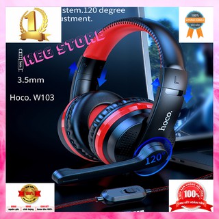 Tai Nghe Chụp Tai Headphone - Có Mic game Hoco W103 - PC, Điện Thoại