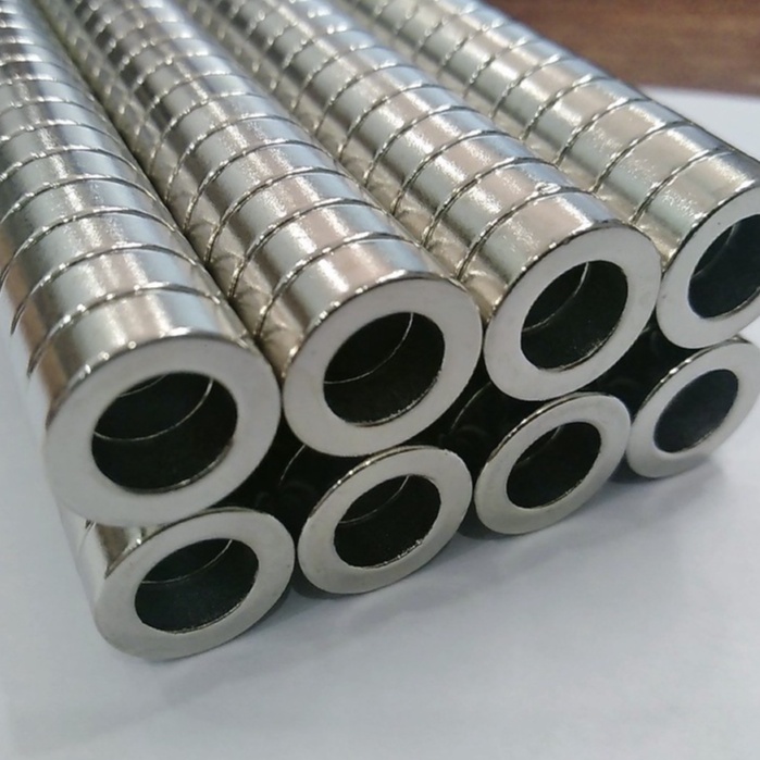 Nam châm hình nhẫn kích thước 15x5 lỗ 9mm GAOMS, siêu cường