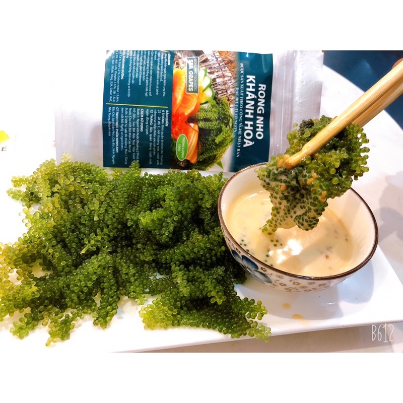 [GÓI 100G +TẶNG SỐT] RONG NHO TÁCH NƯỚC KHÁNH HOÀ 100G | BigBuy360 - bigbuy360.vn
