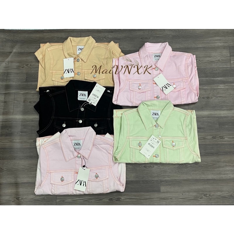 Áo khoác jean nữ