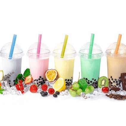 (Combo 40) ống hút trân châu loại to, ống hút sinh tố hoa quả