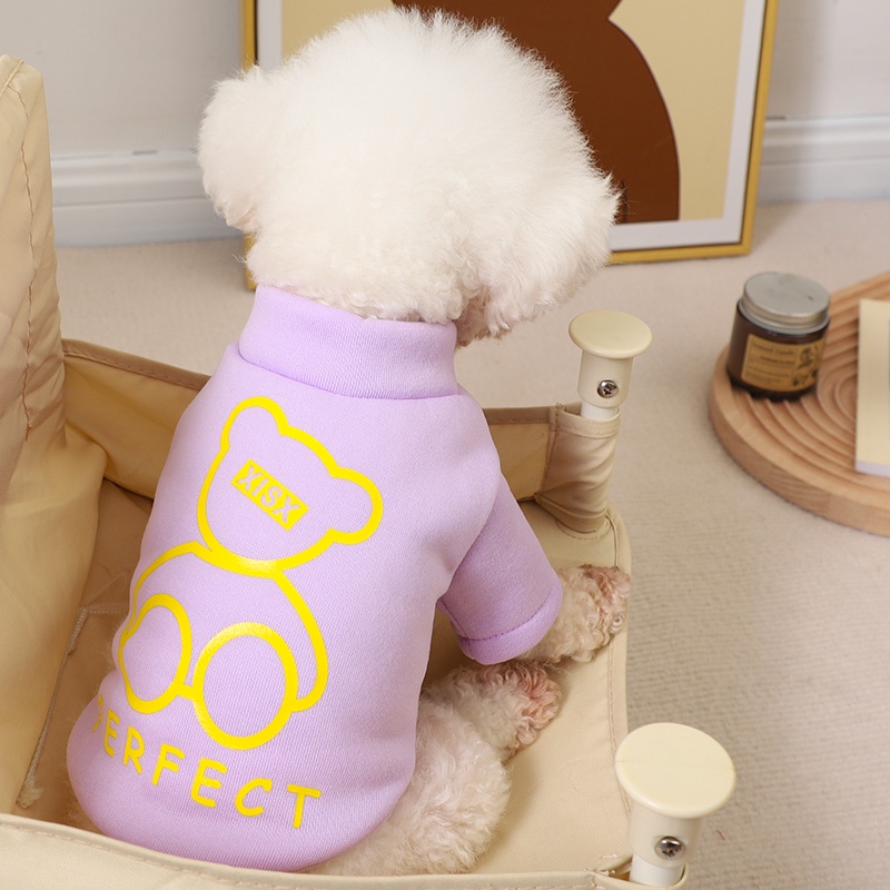 Áo Len Giữ Ấm Mùa Đông Phong Cách Đơn Giản Cho Chó Poodle