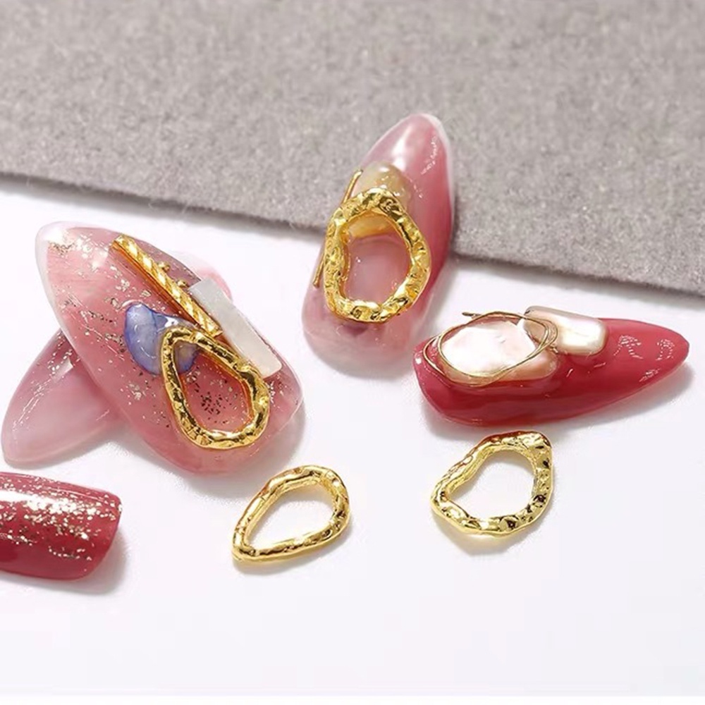 [Hàng mới về] Set 20 phụ kiện trang trí móng tay 3d diy bằng hợp kim cho nữ