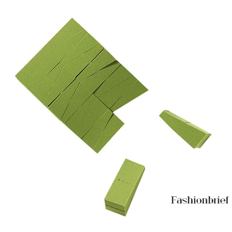 [Hàng mới về] Bộ 24 bông trang điểm bằng xốp ưa nước mịn màng hình tam giác kích thước nhỏ