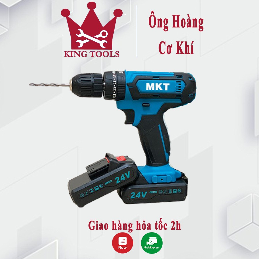 [TẶNG BỘ PHỤ KIỆN] Máy khoan MAKITA 24V, máy khoan đa năng có thể Bắt vít, khoan tường, khoan gỗ - Siêu bền