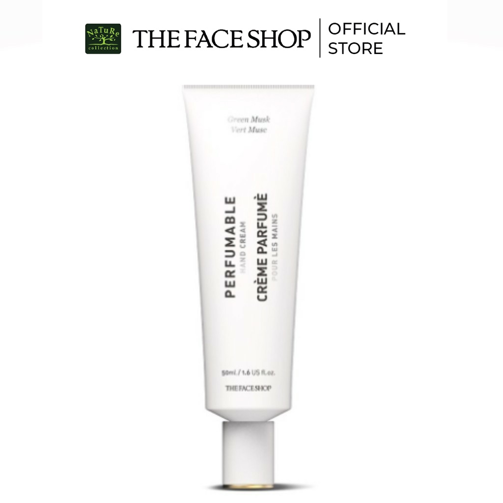 Kem Dưỡng Tay Hương Nước Hoa TheFaceShop Perfumable Hand Cream 01 Green Musk 50ml