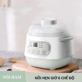 Nồi Hầm Cháo, Kho Cá Chậm, Hầm Cách Thủy, Ninh Cháo Cho Bé 4In 1 Tiện Dụng Cho Gia Đình Bạn - Gia dụng NTA