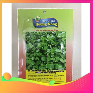 Hạt giống xà lách xoong Hương Nông chính hãng uy tín, chất lượng nảy mầm tốt