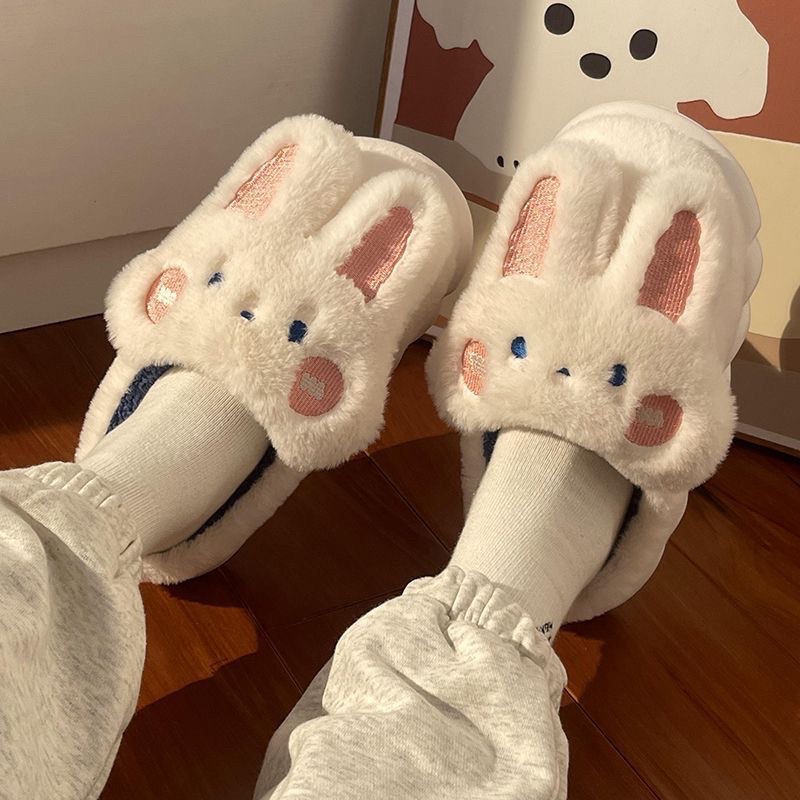 DÉP LÔNG HÌNH ĐÁNG YÊU LỚP LÔNG MỀM MẠI ẤM ÁP CHI TIẾT THÊU XỊN