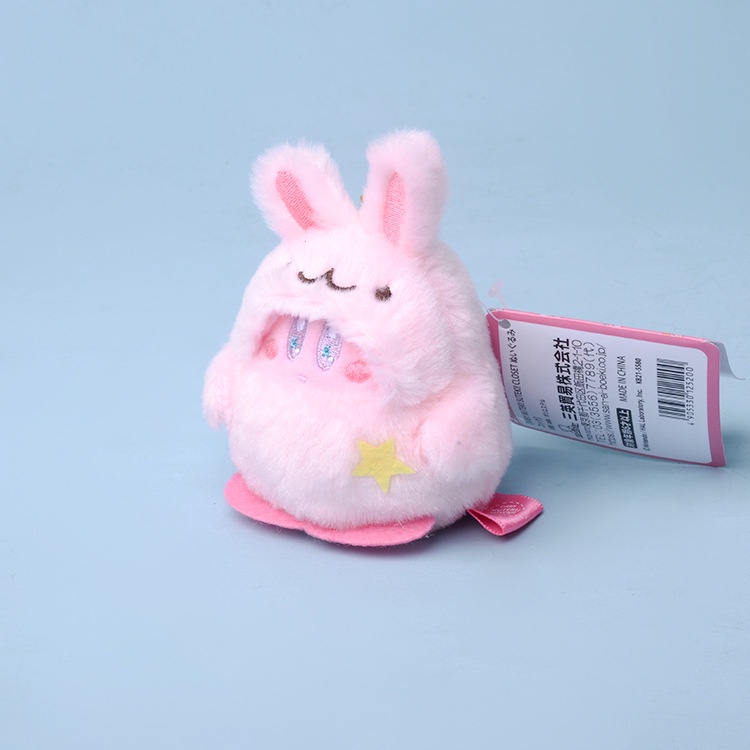 Đồ chơi nhồi bông Hình Nhân Vật Hoạt Hình Anime Kirby Thỏ Heo Đáng Yêu 8cm
