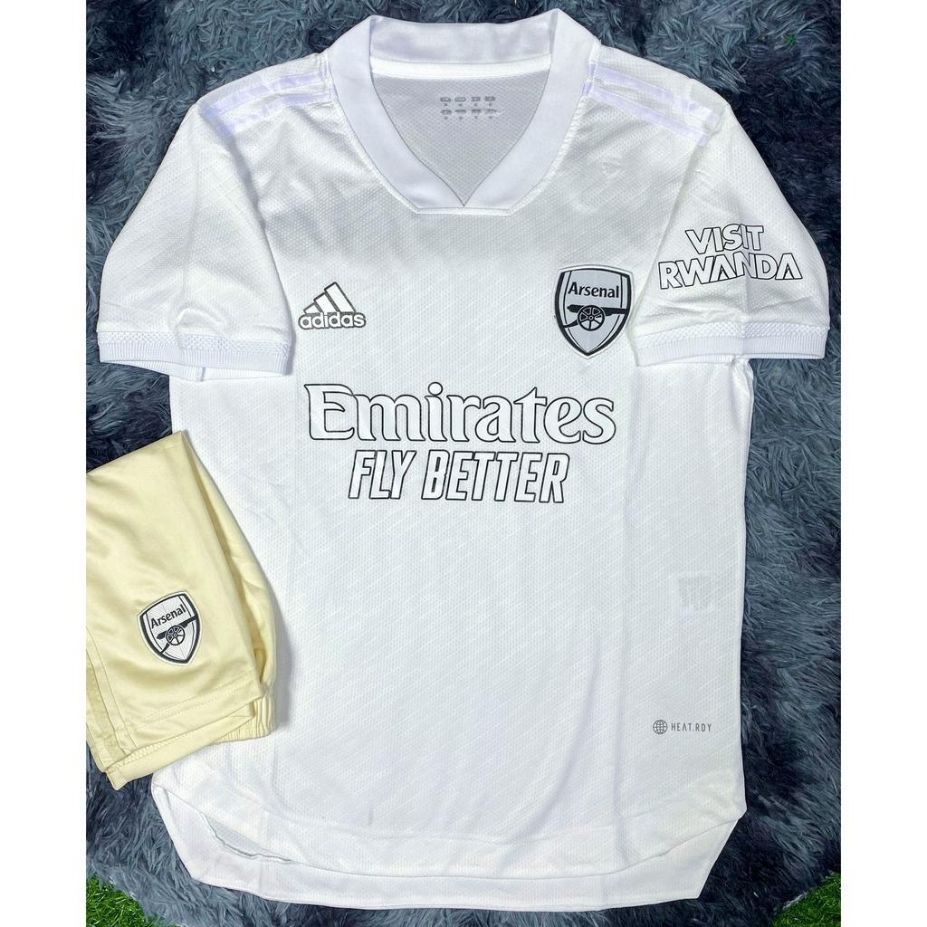 Bộ áo bóng đá Arsenal trắng hàng Thailand 2023-2024 Giống thi đấu