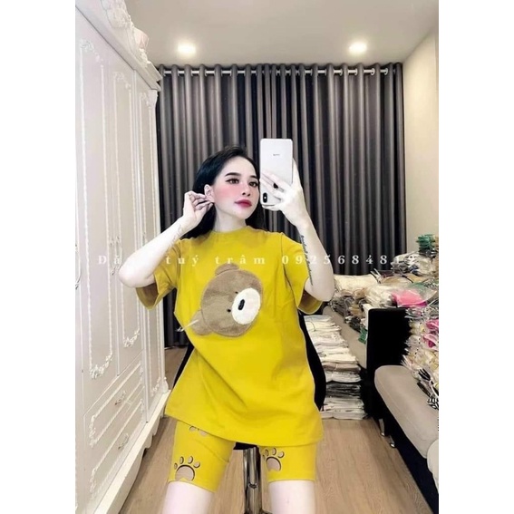 set ngố đầu gấu siêu kute