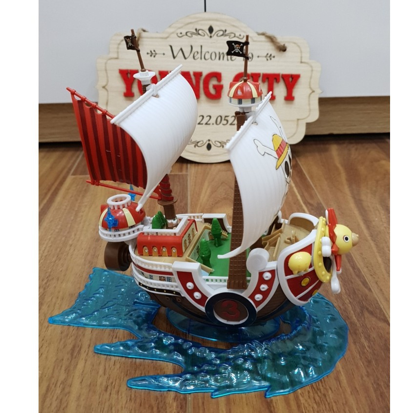 [FLASH SALE 99K] Mô Hình Thuyền Tàu Thousand Sunny Mũ Rơm Luffy One Piece hàng chuẩn đẹp tặng sticker one piece