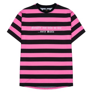 Áo thun nam Santa Striped Pink Fox.U