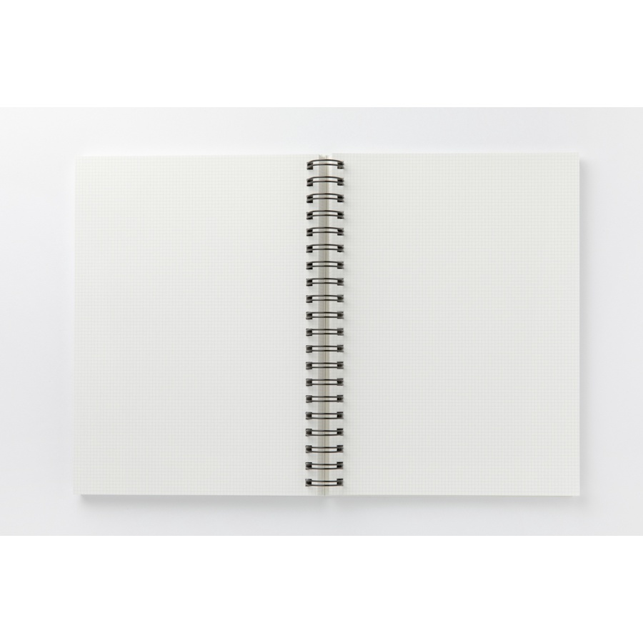 Sổ Tay Hàng Ngày ARTBOX Hàn Quốc Bìa Màu Trắng Đóng Gáy Lò Xo Có Dòng Kẻ