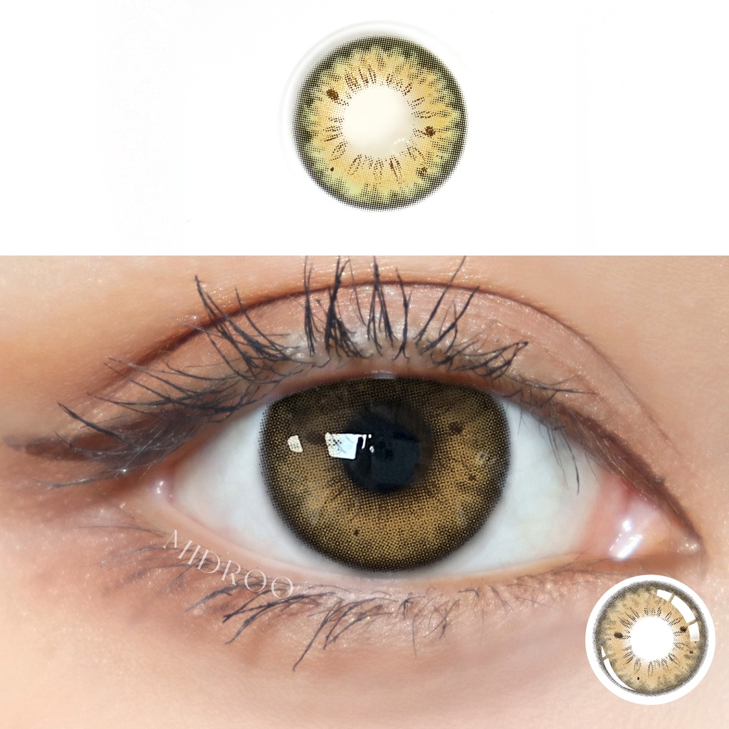 Kính áp tròng Midroo 14.2mm mềm mại phong cách âu mỹ