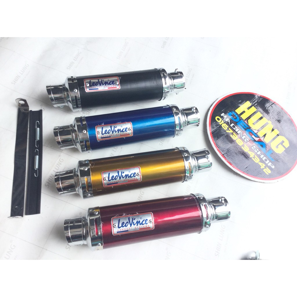 Pô leovince cả cổ exciter, winer, sonic, raider, satria, gsx,...