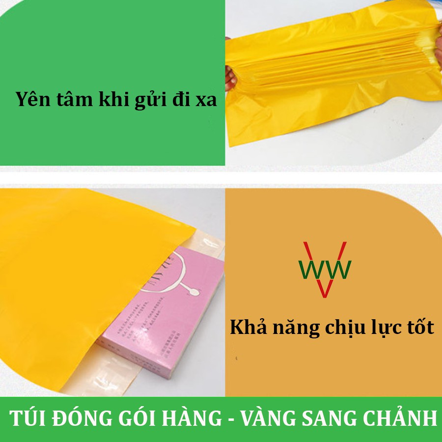 [GIÁ RẺ NHẤT] [ VÀNG SANG CHẢNH 20x30cm] (100 túi = 1 cuộn) - Túi đóng hàng, Túi chuyển phát nhanh siêu TIẾT KIỆM