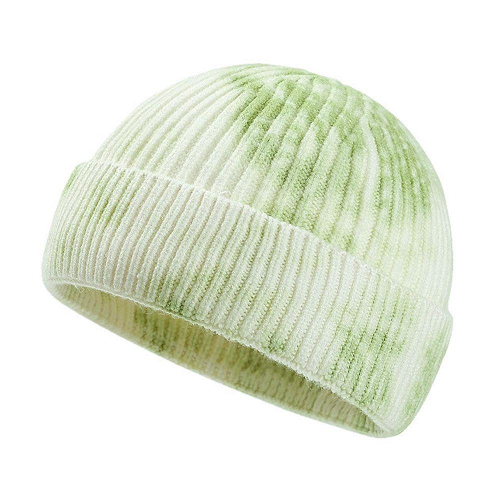 Mũ Beanie Dệt Kim Màu Trơn Dễ Thương Cho Nam Nữ