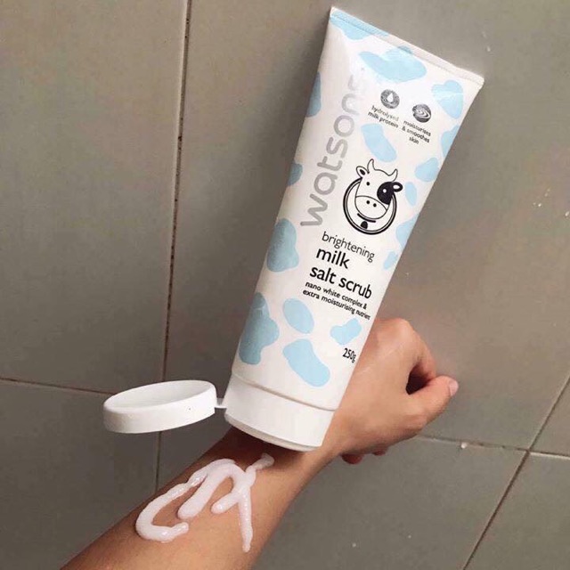 Tẩy da chết muối bò Watsons Milk Salt Scrub