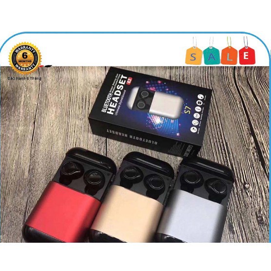 Tai Nghe Bluetooth 2 Tai Không Dây K2 (Tích Hợp Pin Dự Phòng 450mAh)