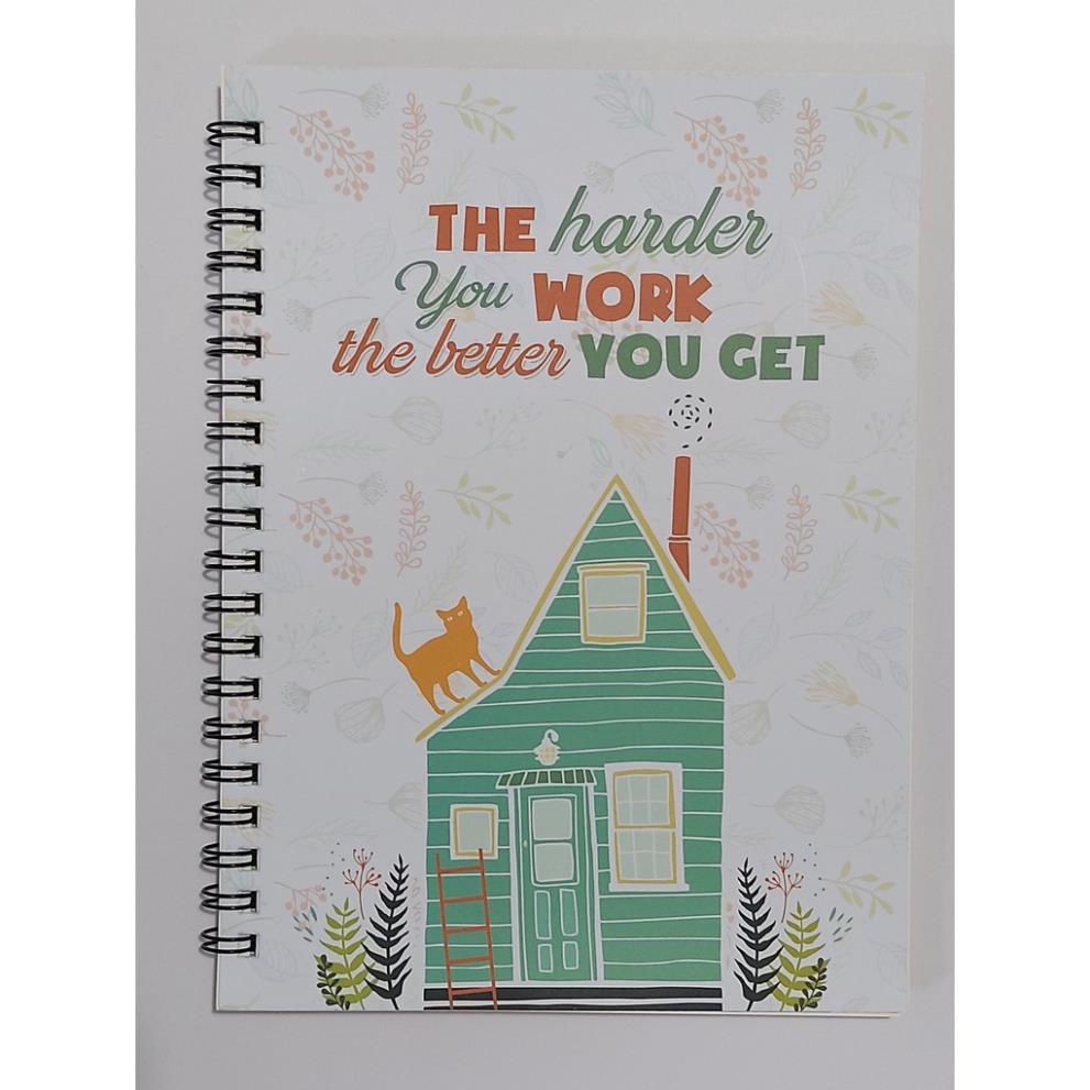 Sổ tay lò xo học sinh, sinh viên 13.5 x 18.5 cm siêu cute