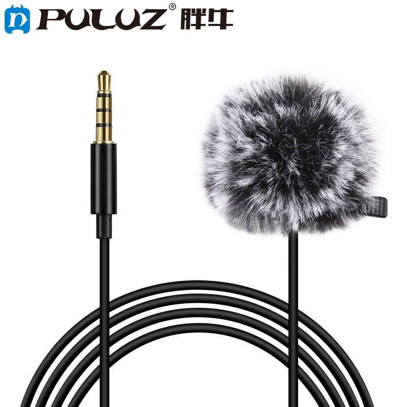 Mic Thu Âm Live Stream cho Điện Thoại PULUZ Mini jack 3.5mm