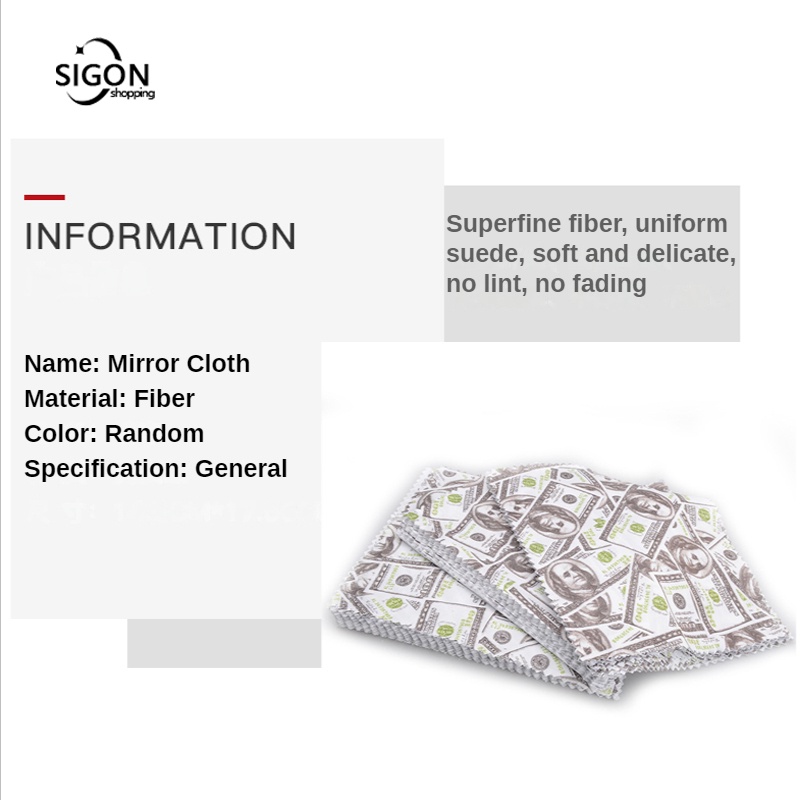 Khăn Lau Mắt Kính Sợi Siêu Mịn Thời Trang