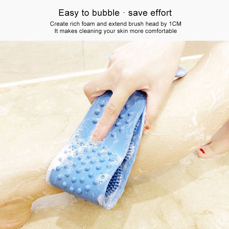 Bàn Chải Silicone Dùng Massage Toàn Thân Khi Tắm Tiện Lợi