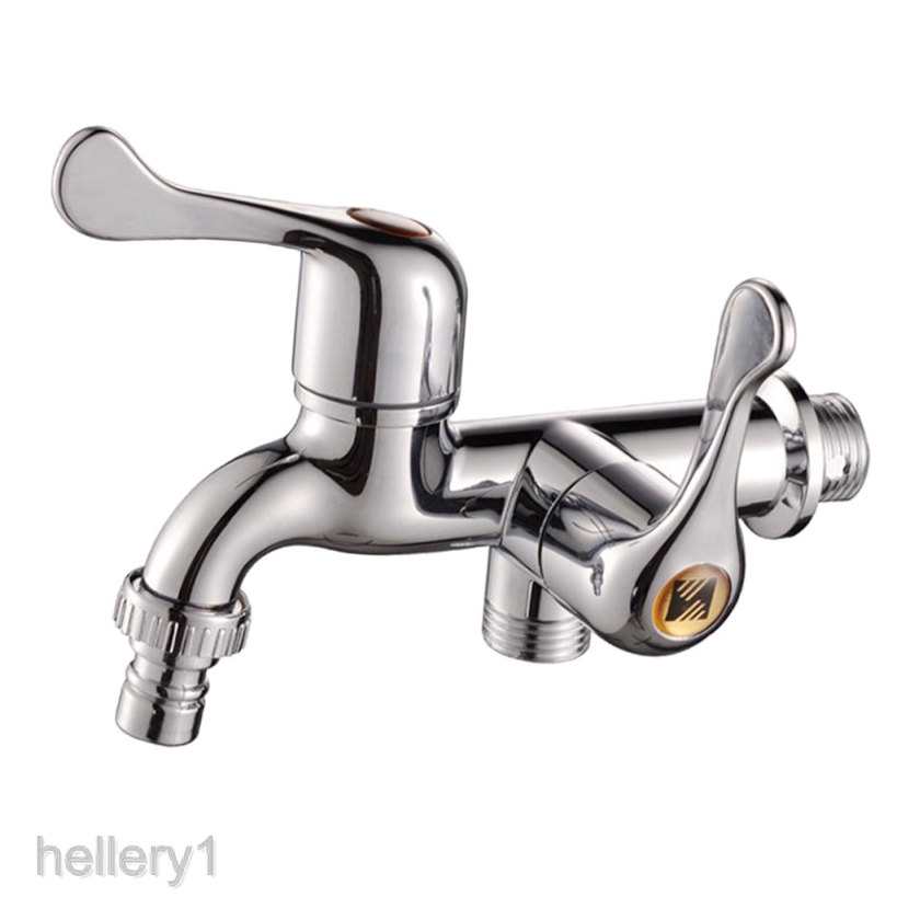 1 Vòi Nước Đánh Bóng Mạ Điện Gắn Tường Nhà Bếp / Phòng Tắm