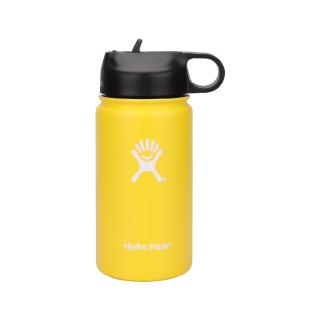 Hydro Flask 12oz Standard Mouth Insulated Bottle Stainless Grey loop Cap