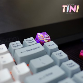 Keycap Resin vũ trụ trái cây đỏ tím - OEM Cherry MX