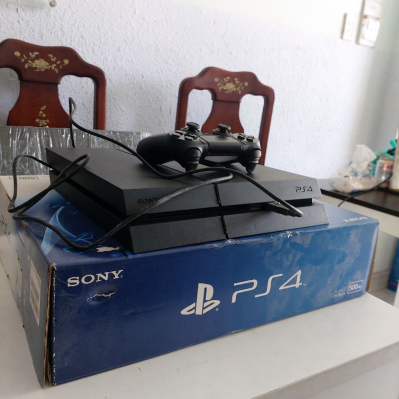 Máy chơi game Sony Ps4 playstation chính hãng đầy đủ phụ kiện model CUH1200A B01 500gb