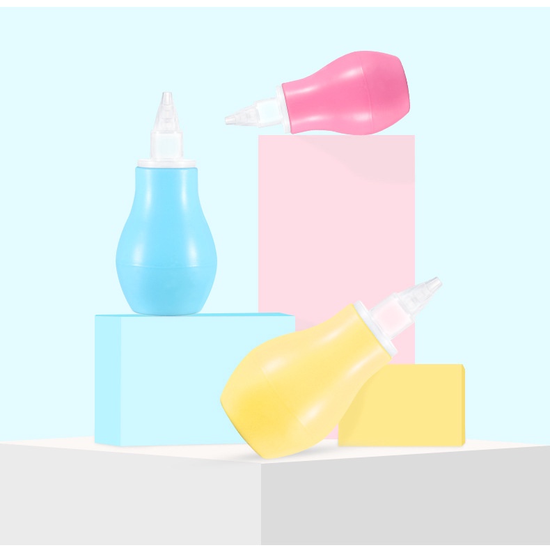 [Cho bé] Ống hút mũi, rửa mũi bóp tay silicon