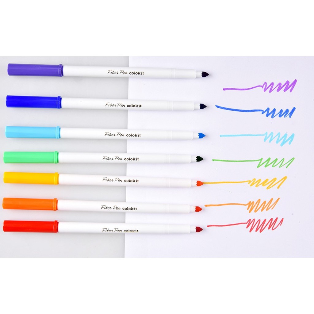 Bút Lông Màu Fiber Pen Sketchnote Thiên Long - Bộ 20 và 36 Màu