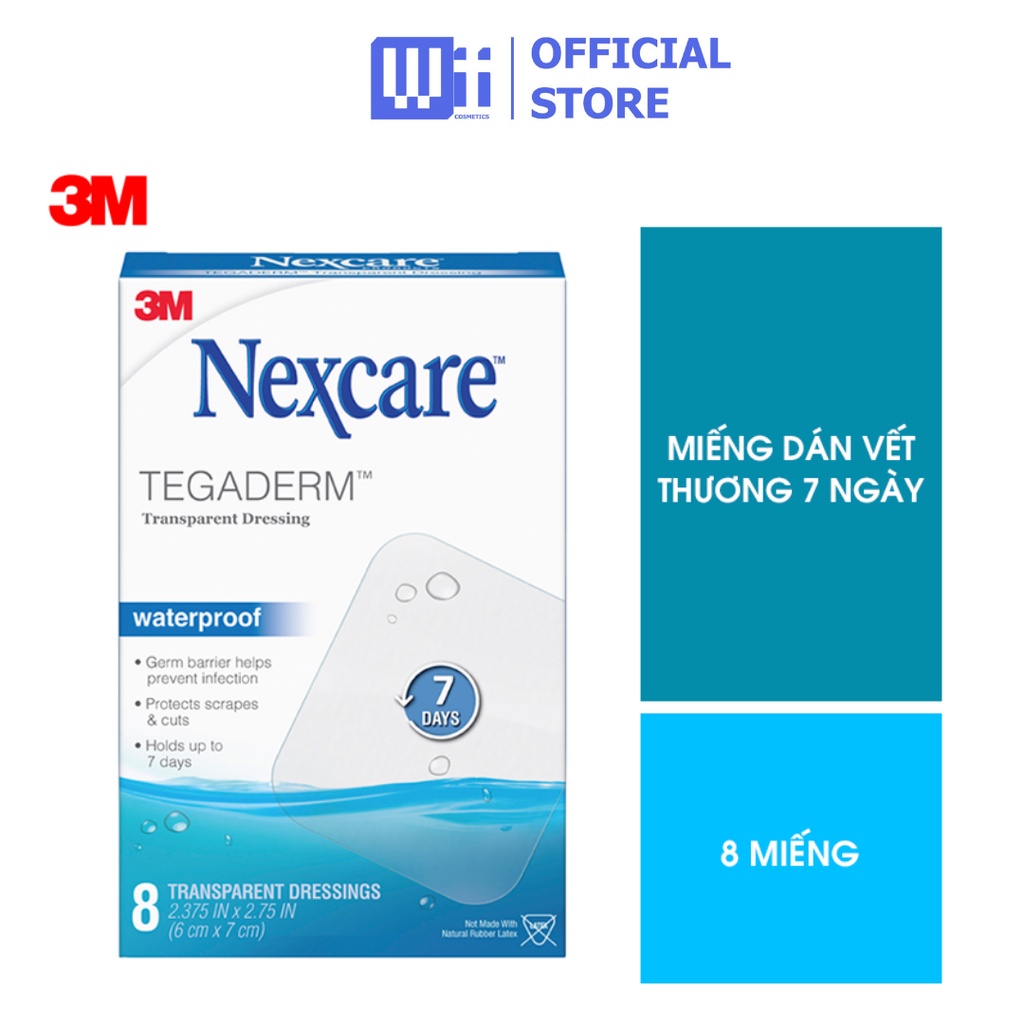 TEGADERM Miếng dán vết thương 3M chống nước (CHÍNH HÃNG)