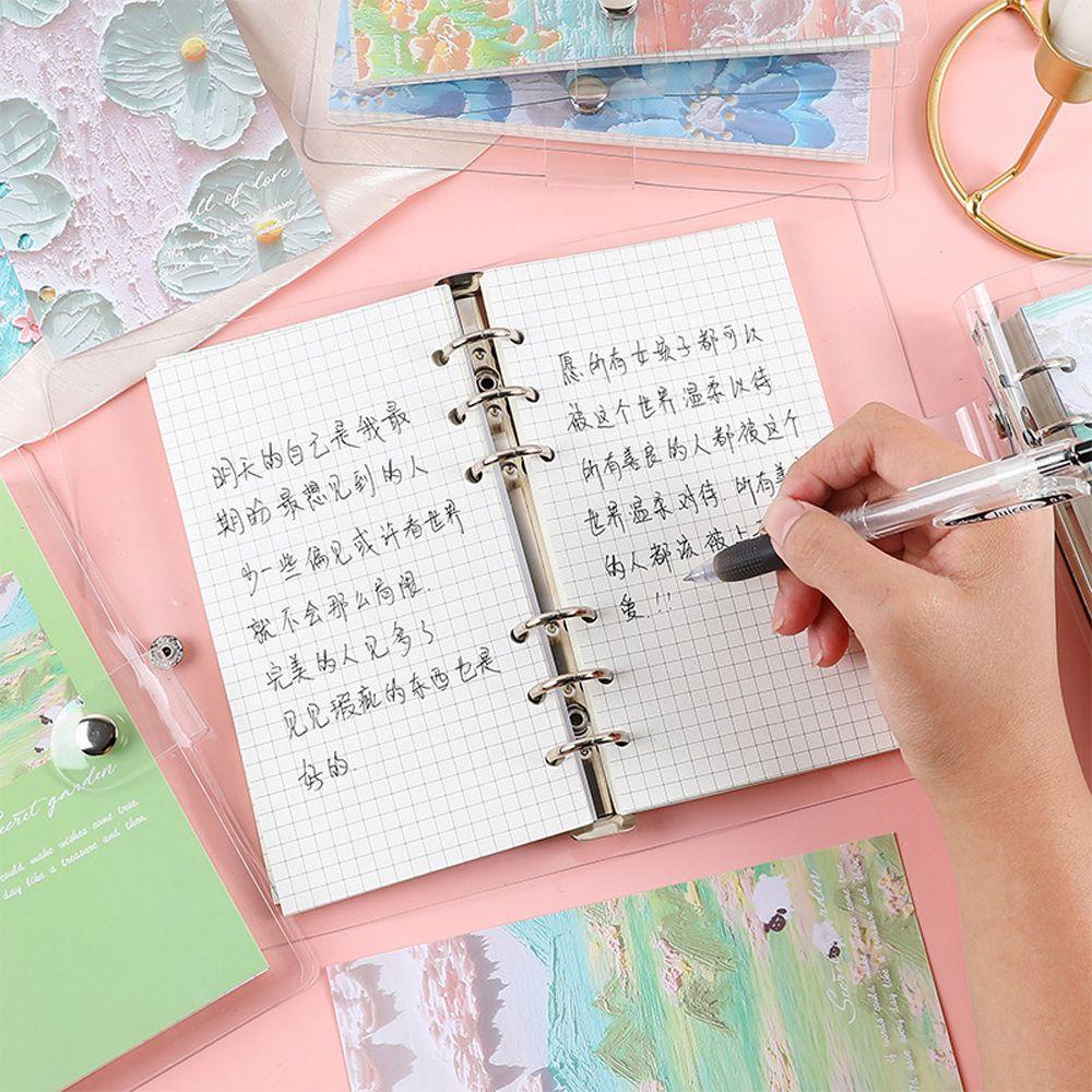 Vỏ Bọc Sổ Tay Ghi Chú Chống Thấm Nước Họa Tiết Tranh Sơn Dầu Sáng Tạo