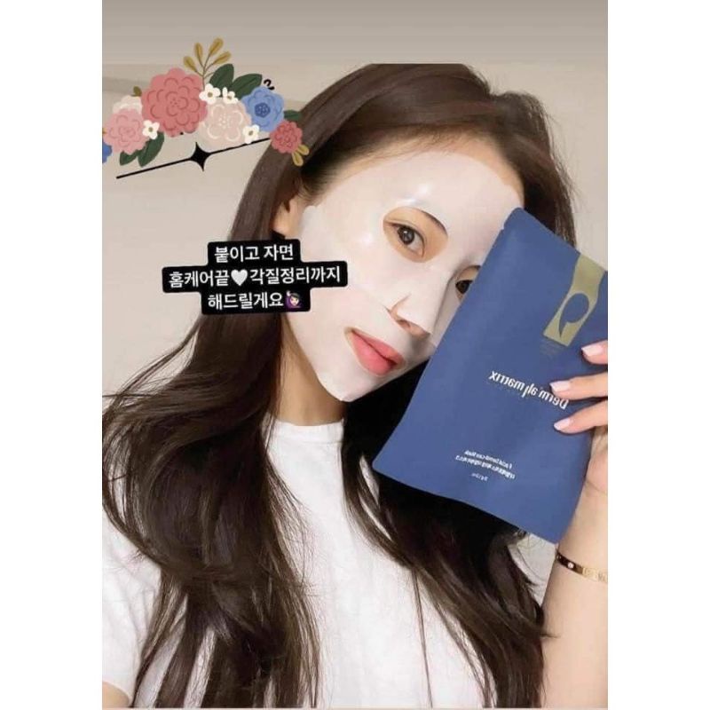 Mặt nạ dưỡng da Derm-all Matrix Facial Dermal Care Mask mẫu mới 2021