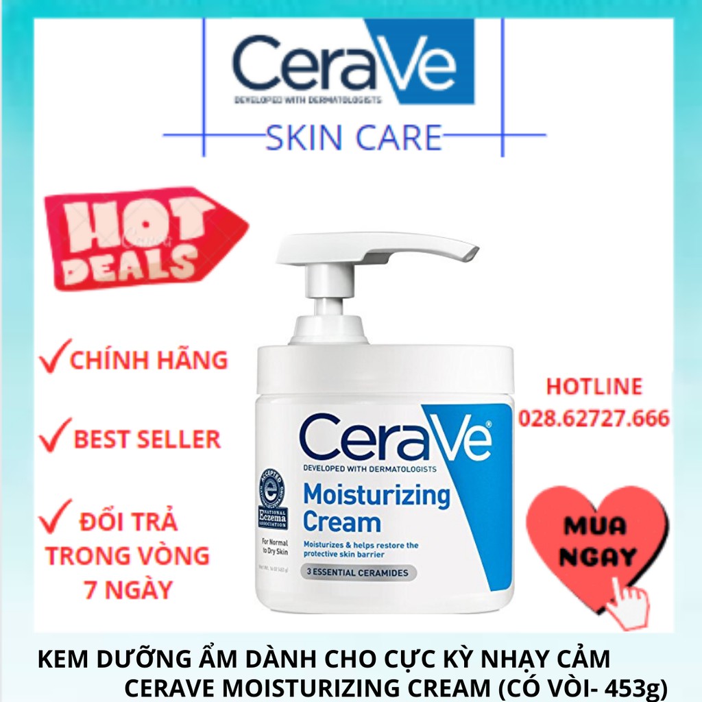 KEM DƯỠNG ẨM CERAVE MOISTURIZING CREAM