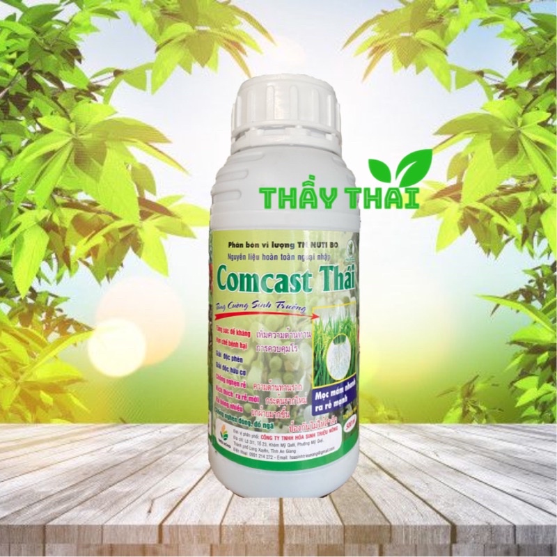 Phân bón Comcat Thái, chai 500ml Kích rễ, ra hoa, giải độc phèn, Comcat a-z, comcat 150wp, comcast