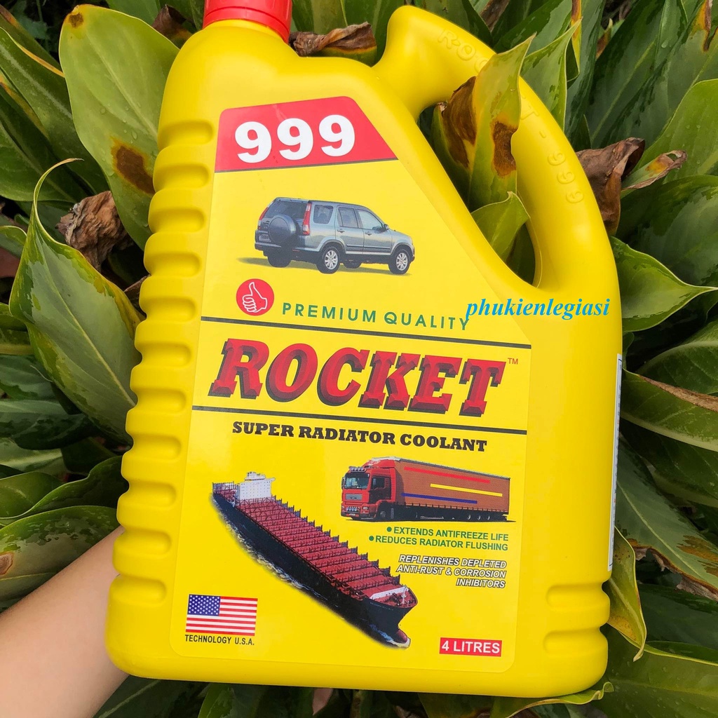 Nước làm mát Rocket 999 4L loại 4lít